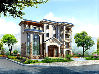 豪華歐式四層大型別墅設(shè)計圖紙，高端大氣上檔次！