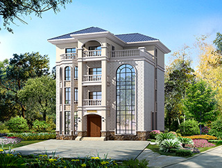 豪華大型四層歐式別墅設(shè)計圖紙，高端大氣